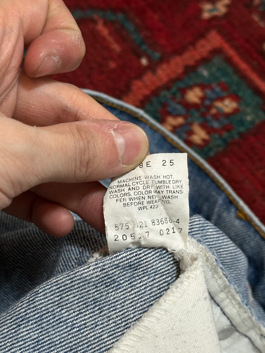 90's USA Made 빈티지 리바이스 517 오렌지탭 부츠컷 상품이미지10