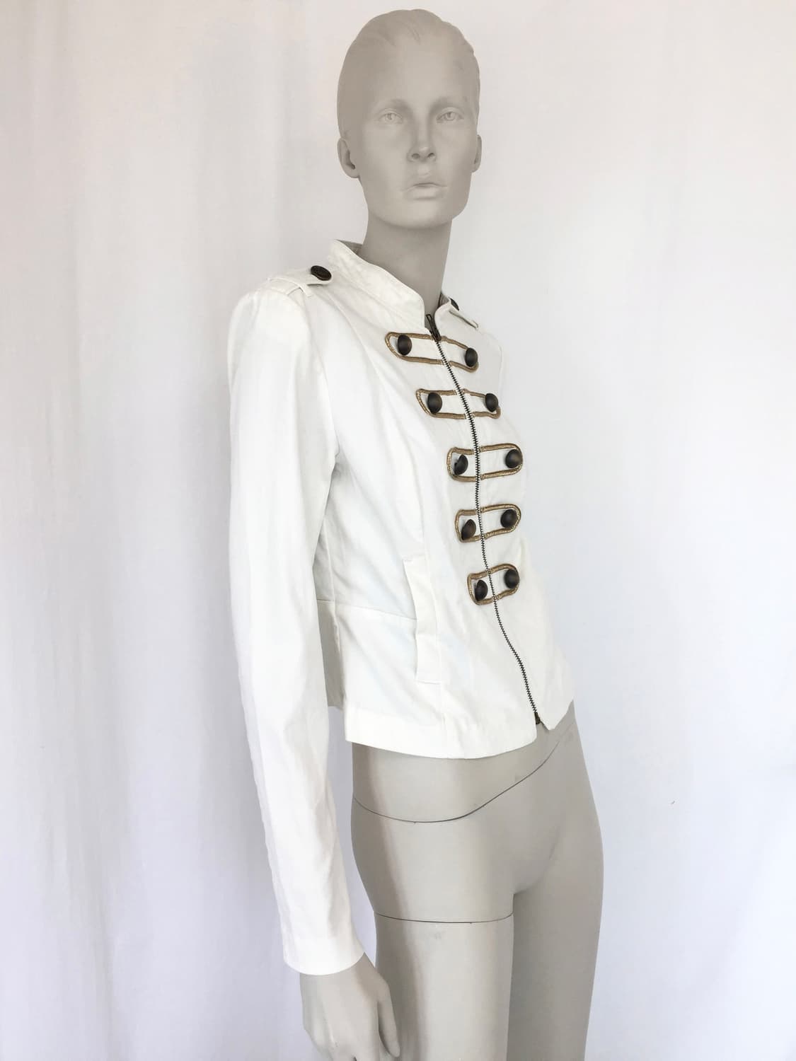 White Napoleon design Jacket 상품이미지3