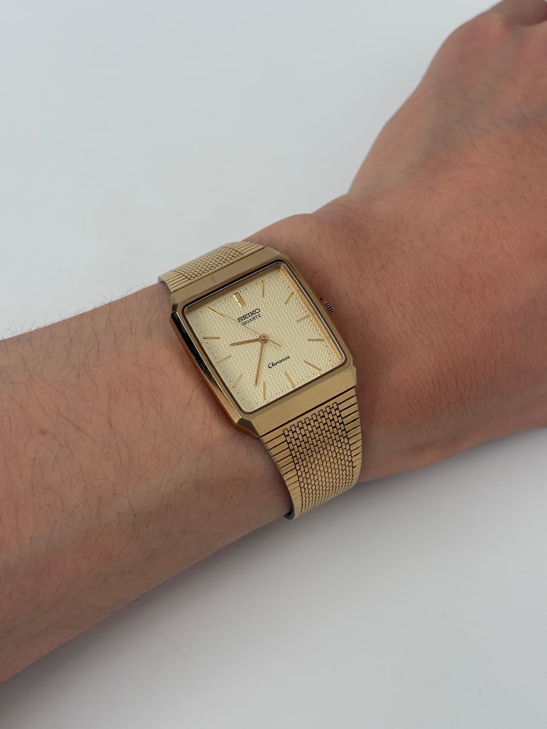 1980s Chronos Gold Square Quartz 상품이미지9