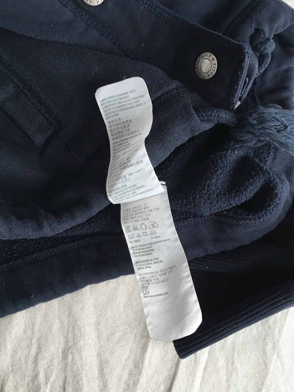 아베크롬비 이중여밈 후드집업 상품이미지6