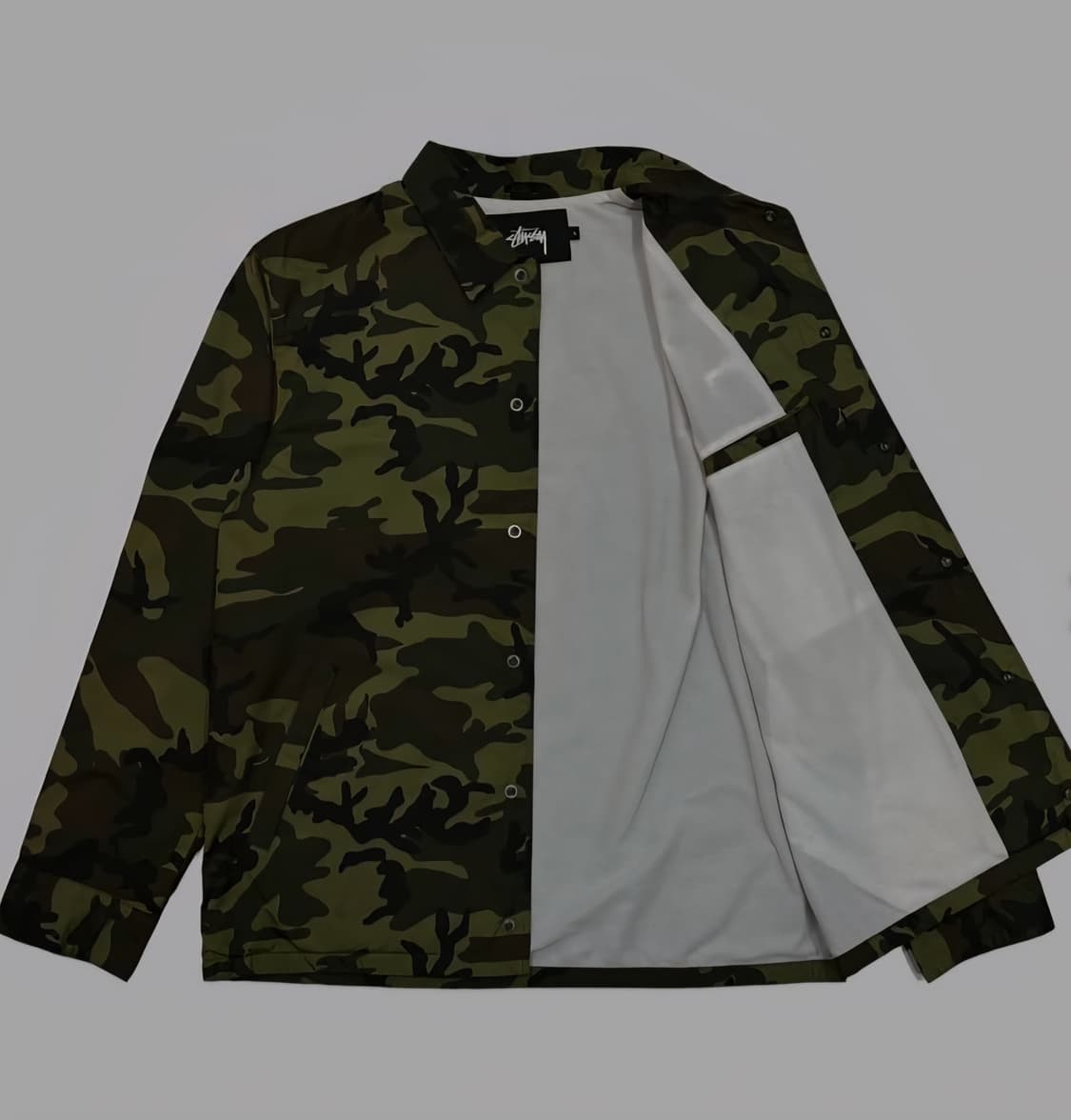 STUSSY camouflage coach jacket 상품이미지4