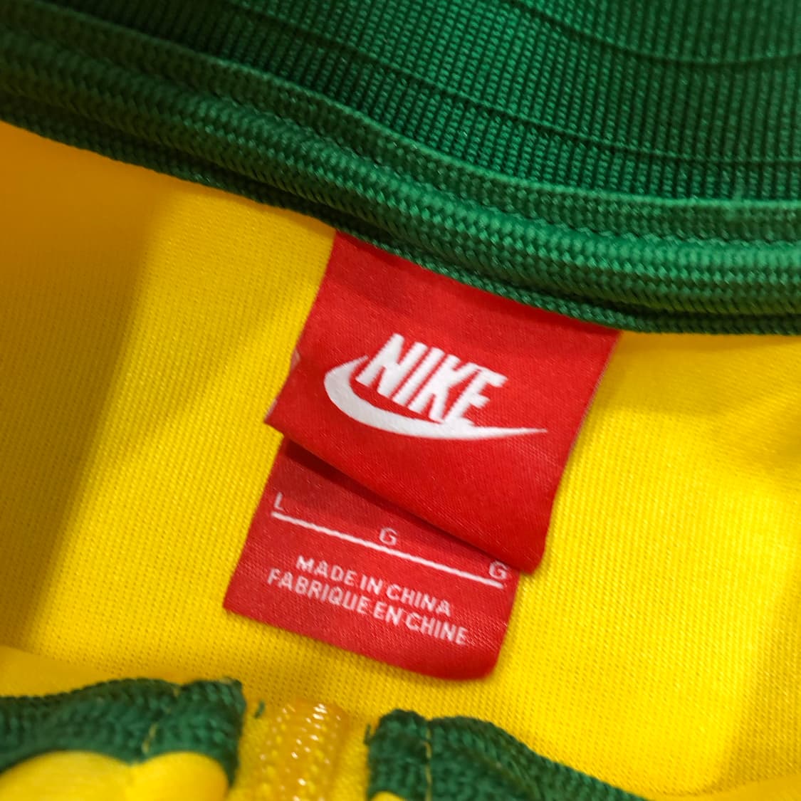 나이키 브라질 국대 옐로우 져지 트랙 자켓 상품이미지6