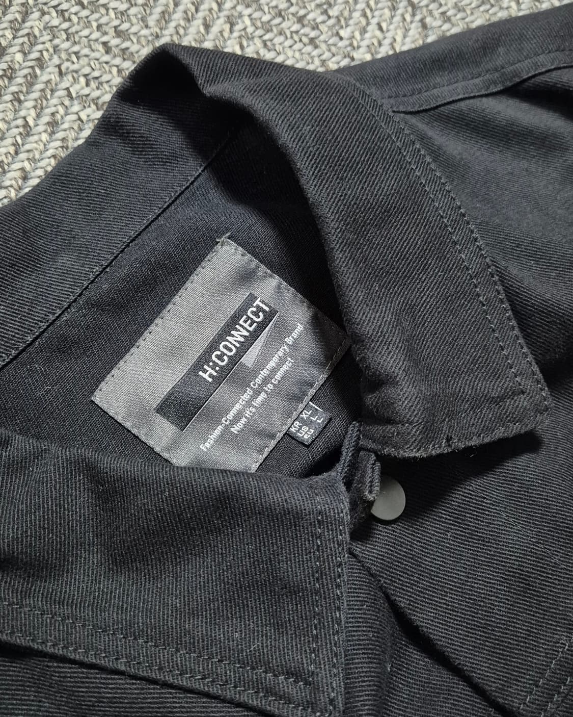 H커넥트 트러커 자켓 XL 105 (블랙) 상품이미지3