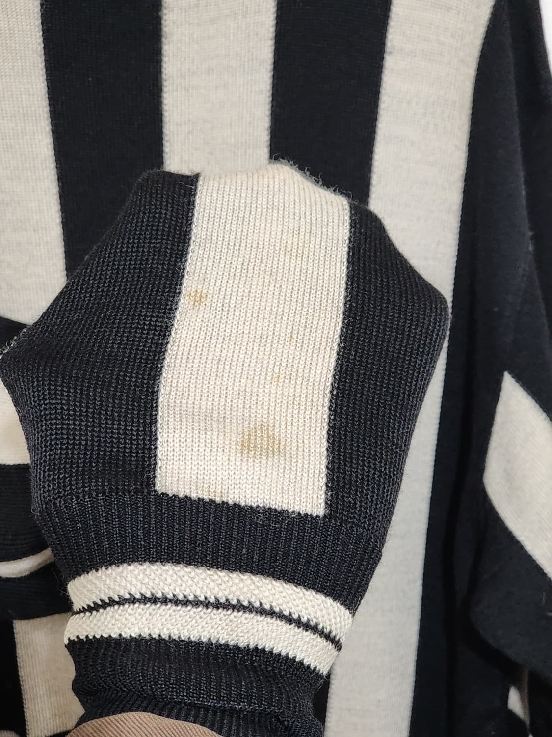 (XL) 겐조 골프 니트 스트라이프 켄조 스웨터 라운드 일본판  상품이미지6