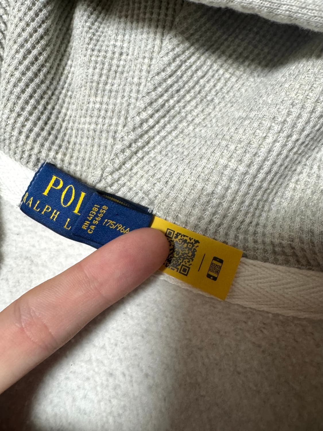 정품 폴로 후드집업 M 상품이미지3