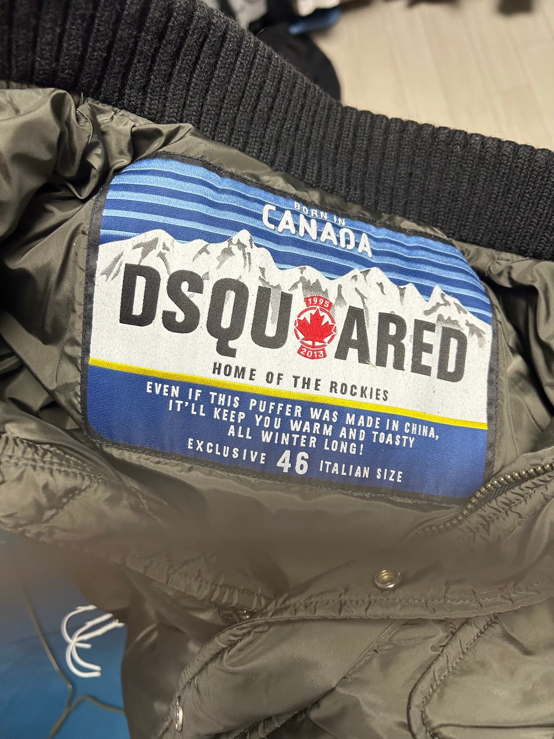 디스퀘어드 콜마이너 패딩46사이즈 팜 상품이미지3