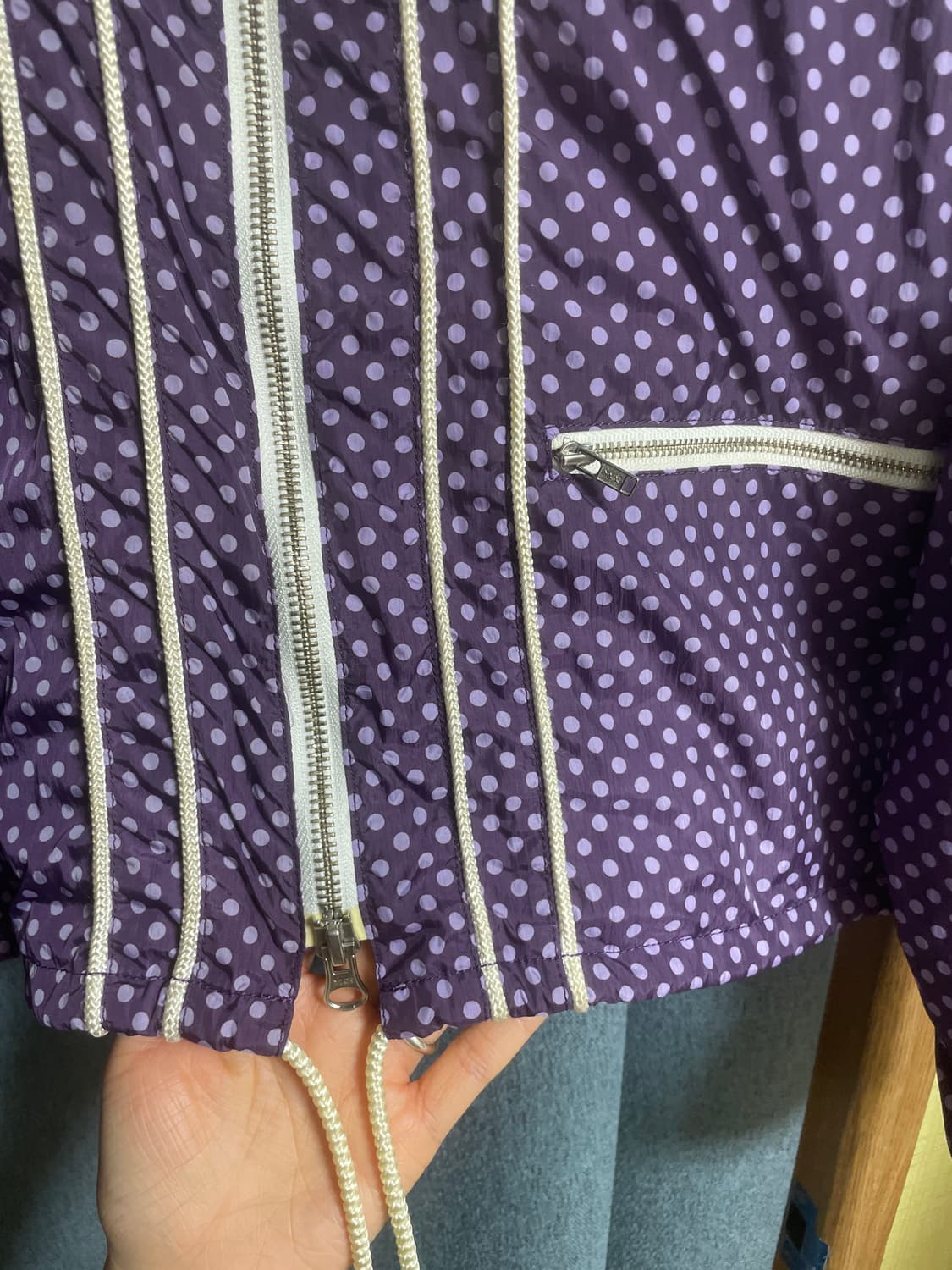 니들스 도트 바람막이 상품이미지3