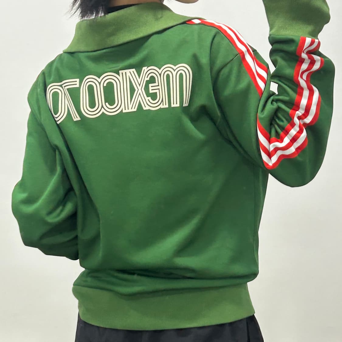 Adidas 아디다스 90‘s 멕시코 딥그린 져지 상품이미지3