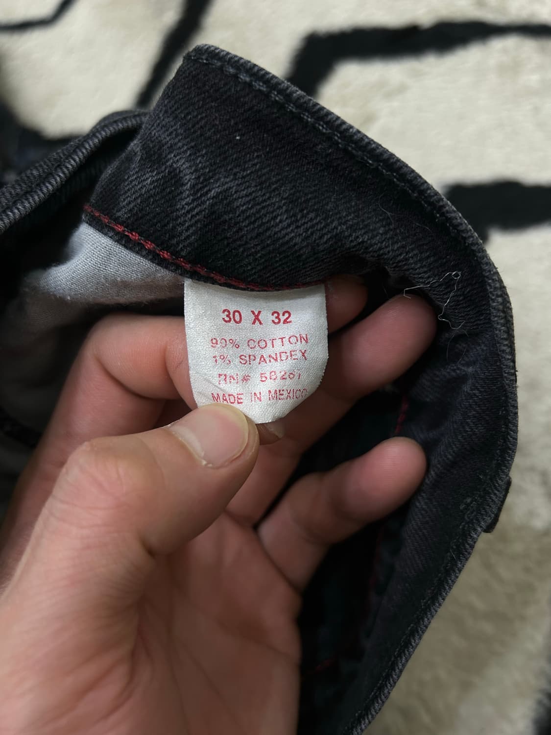 [30]Arizona 패치워크 레메이크 데님 롱 스커트/흑청 상품이미지5