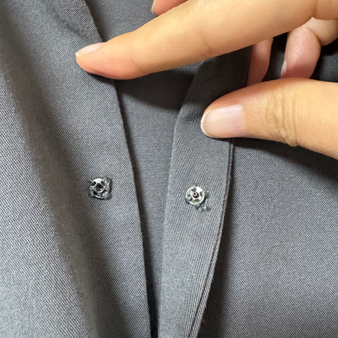 마인드브릿지 남자 가을셔츠 와이셔츠 차콜 상품이미지5