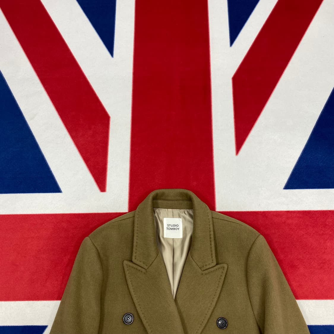 스튜디오톰보이 캐시미어 블렌드 롱코트 Free 상품이미지2