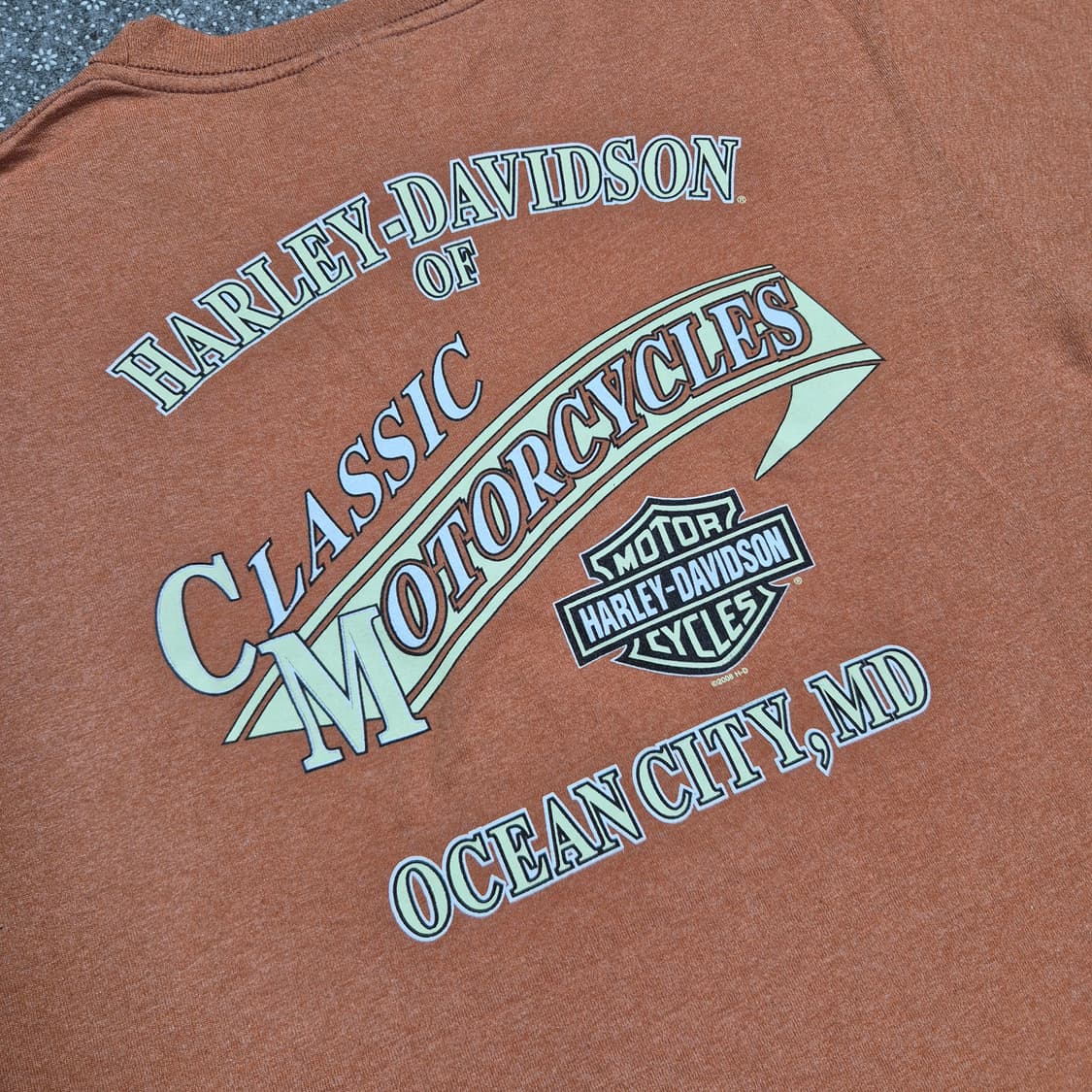 [XL]00s US Madw 할리데이비슨 오션시티 -718 상품이미지4