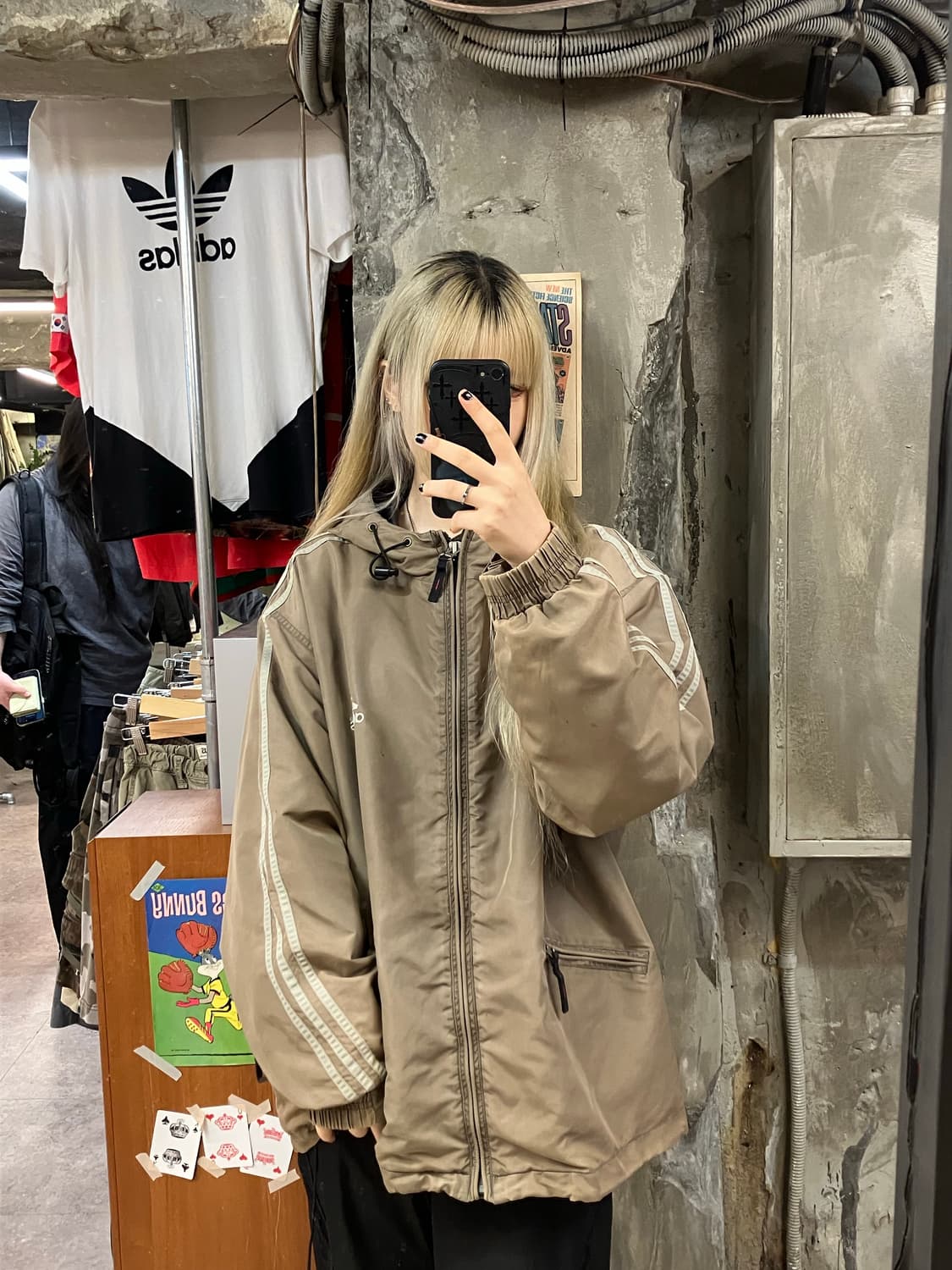 아디다스 바람막이 점퍼 브라운  #csz1212 상품이미지2