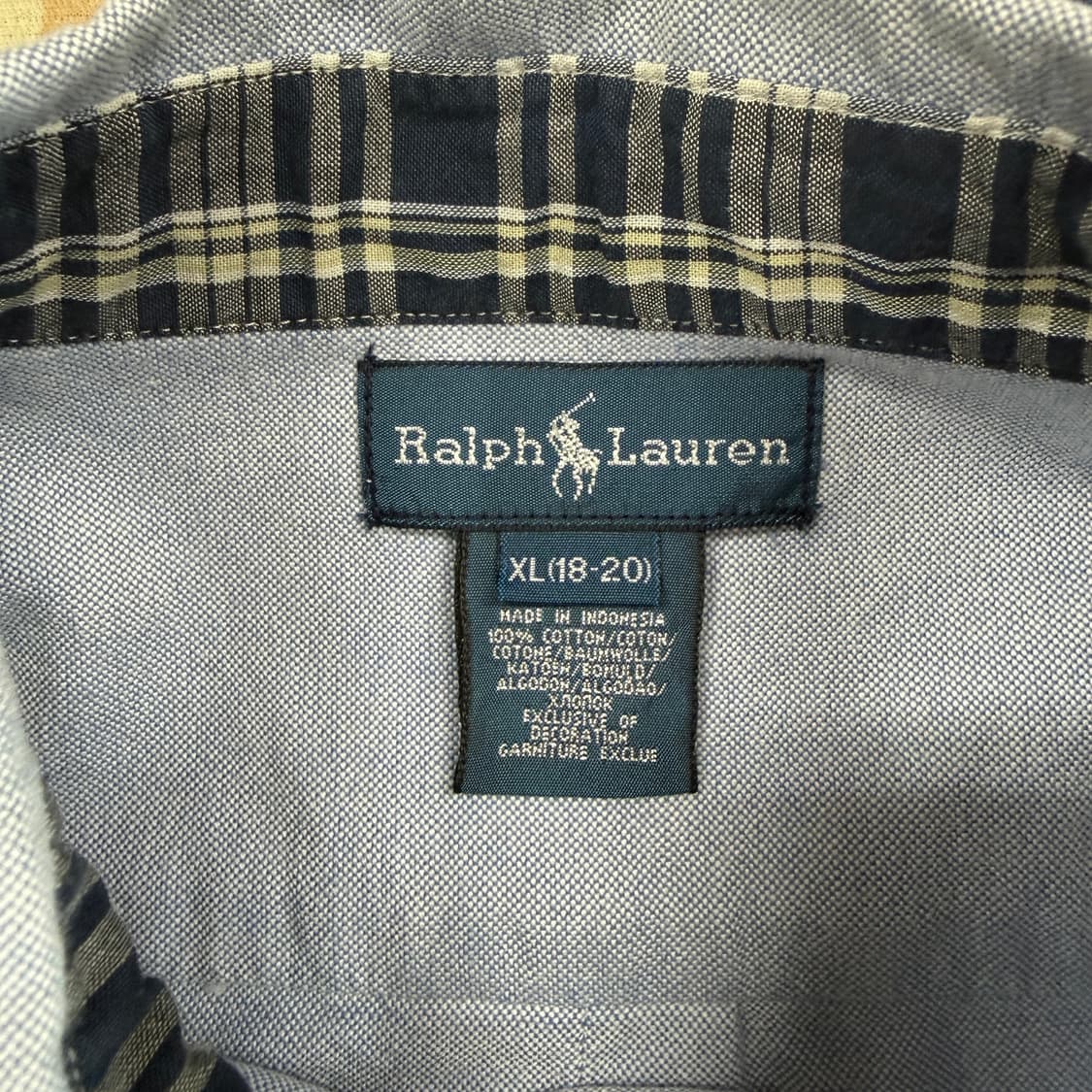 (S)폴로 랄프로렌 코튼 옥스포드 빅포니 셔츠(소라색) 상품이미지2