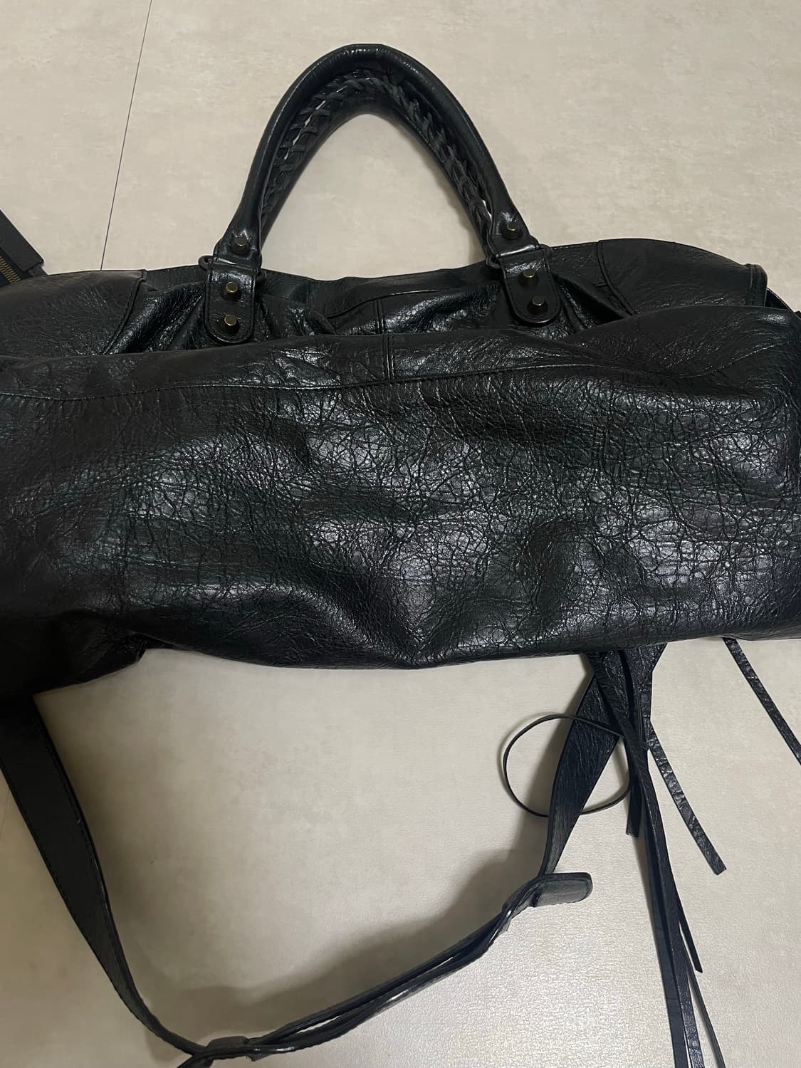 예약중) 발렌시아가 모터백 르시티백 블랙 상품이미지10