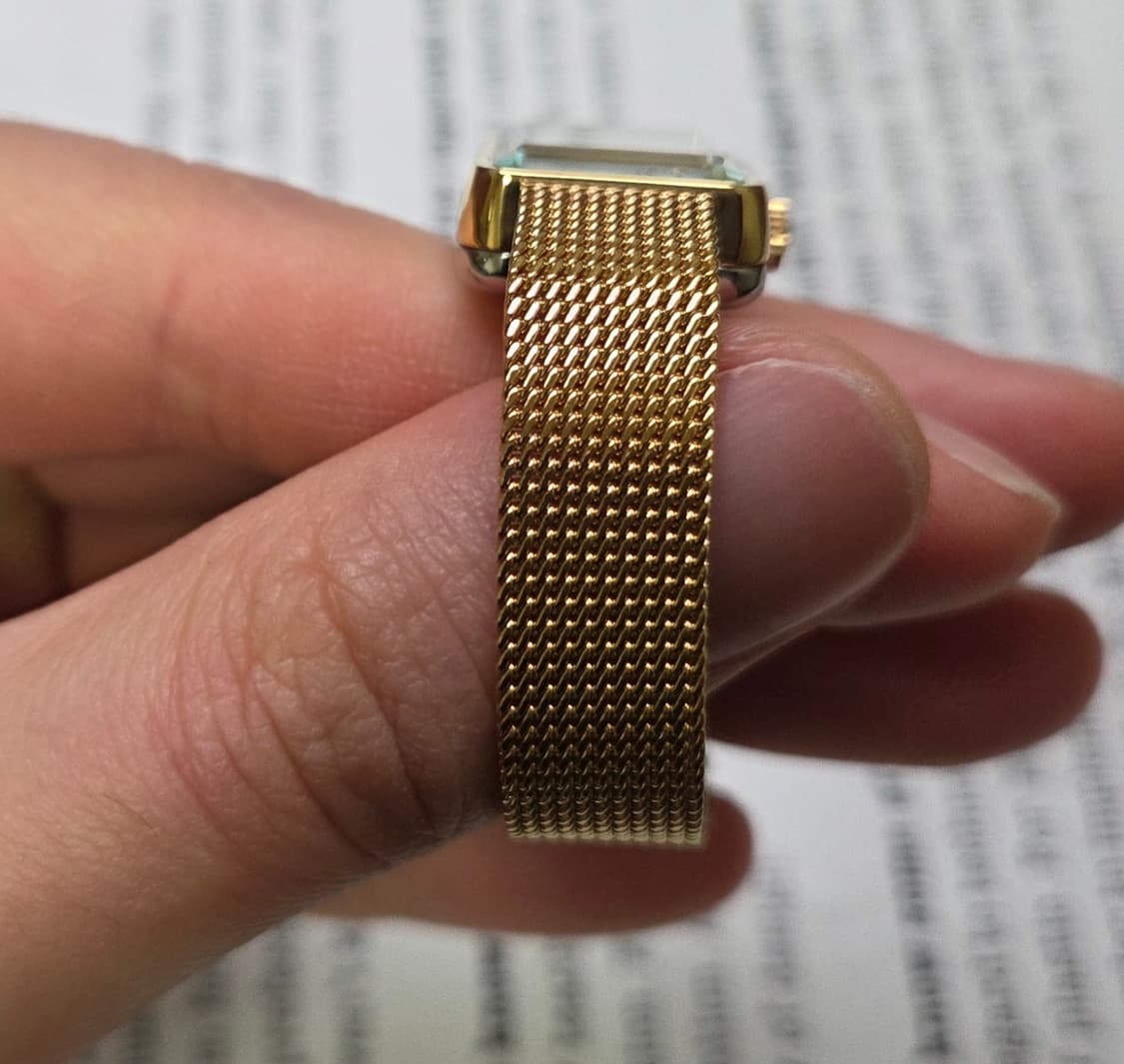 빈티지 오메가 드빌 탱크 민트 각유리 여성용 메쉬 브레이슬릿 ver. 상품이미지7