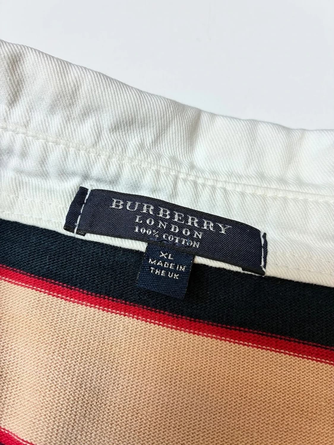 버버리 00's 단가라 럭비 카라 롱슬리브 PN8127 상품이미지6