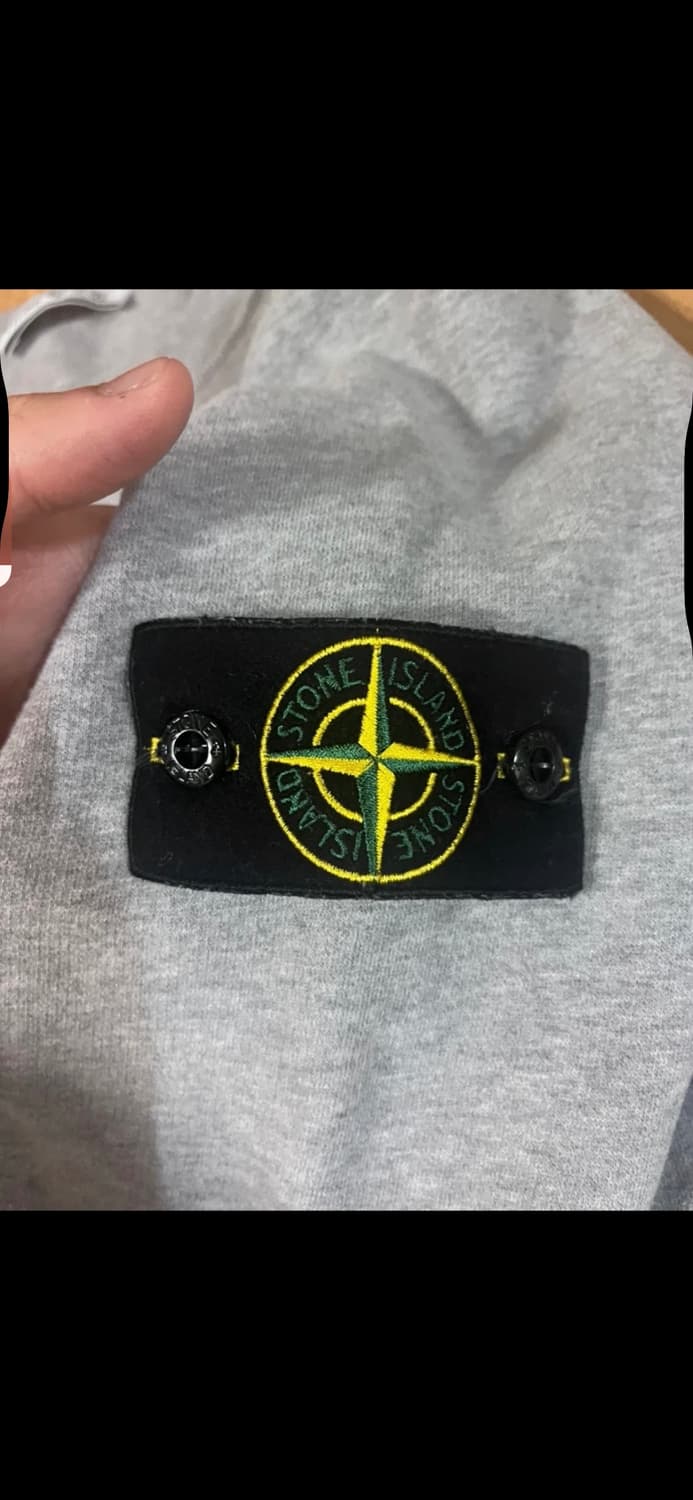 (급처)스톤아일랜드 그레이 맨투맨(백화점 한글택)95~100 상품이미지2