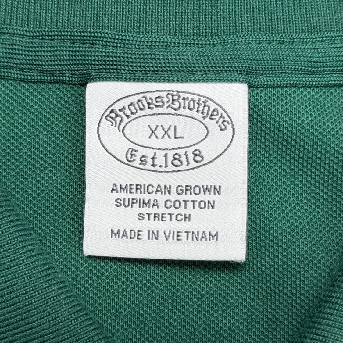 브룩스브라더스 PK 반팔 카라티셔츠 딥그린 XXL 상품이미지6