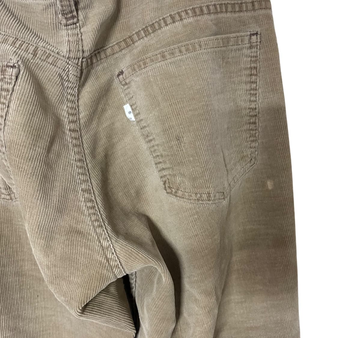 70s 리바이스 646 벨바텀 코듀로이 부츠컷 데님팬츠 31/34 상품이미지5