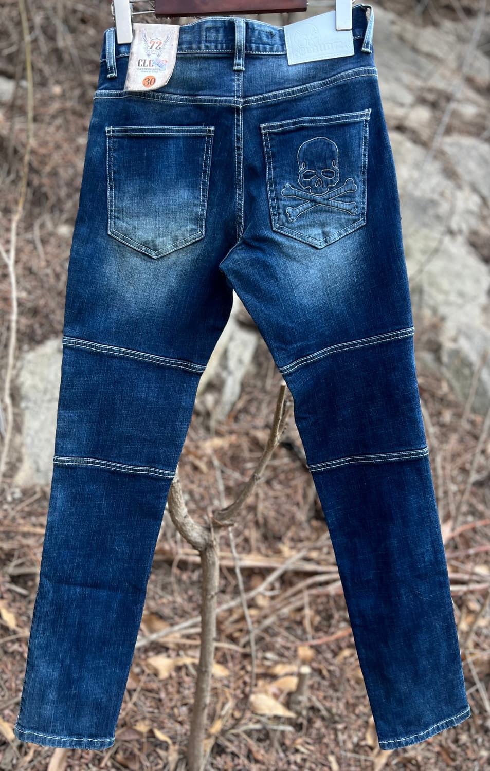 엠보 스컬 워싱 바이커진 30  상품이미지4