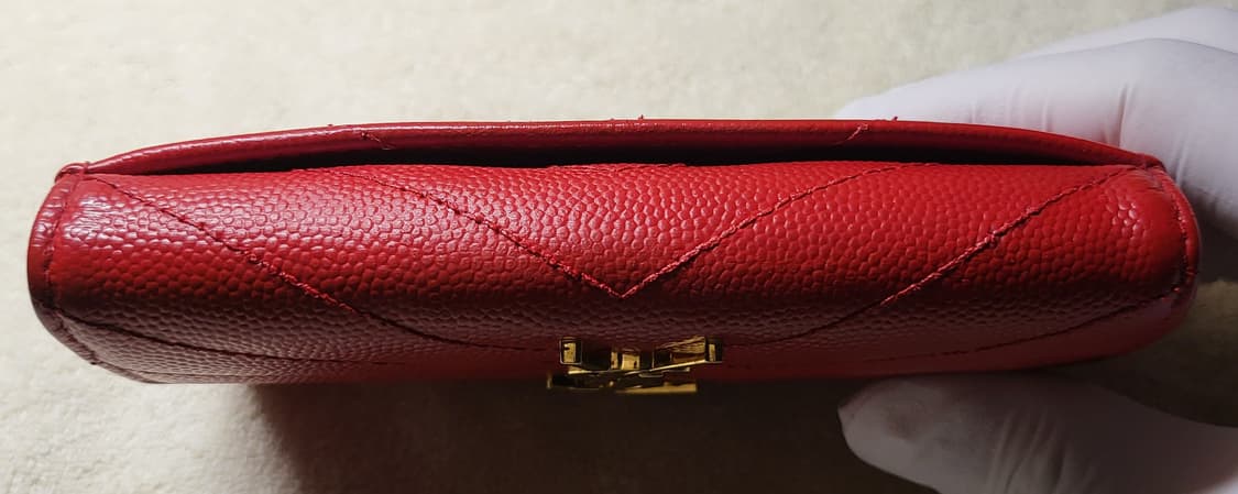 생로랑 마틀라세 반지갑 레드금장 상품이미지9