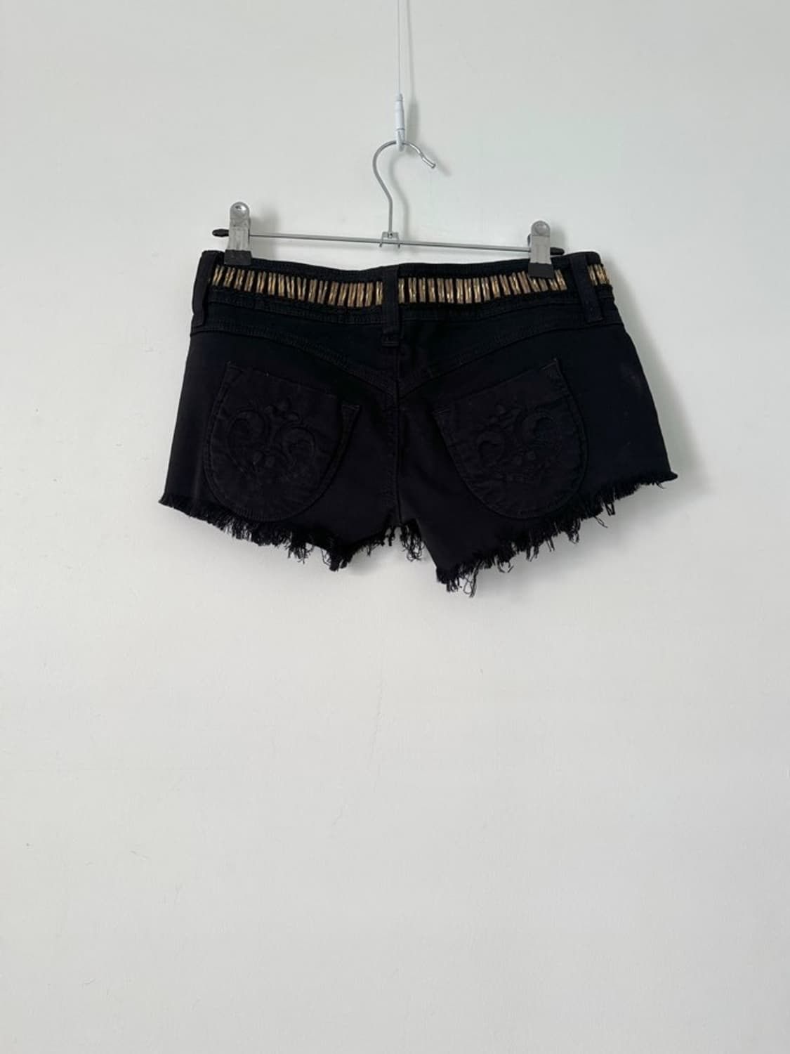 Pearl accent short pants / black 상품이미지6