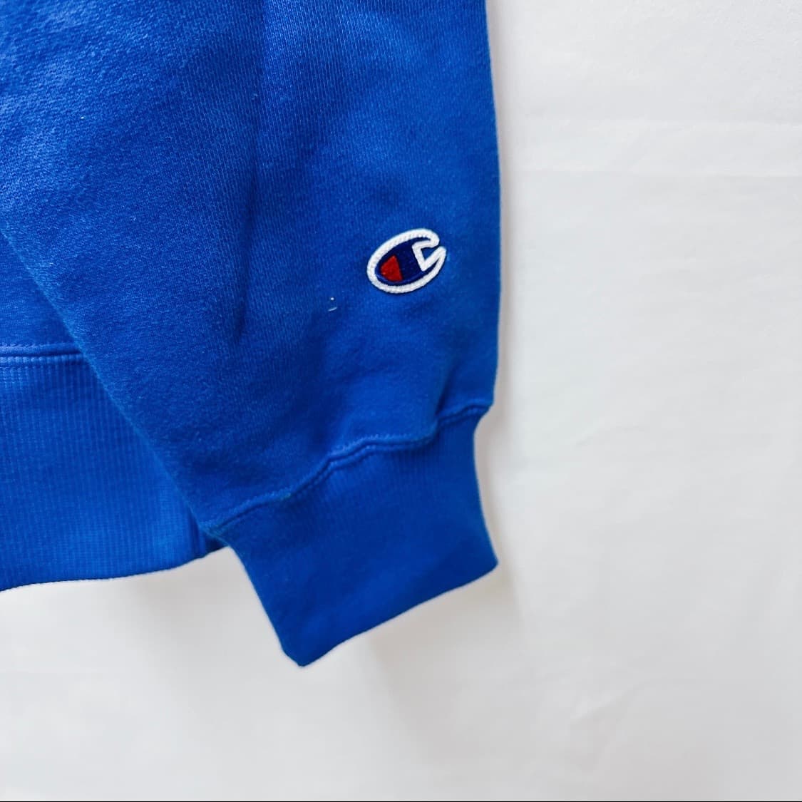 챔피언 남녀공용 블루 로고 풀오버 후드 상품이미지4