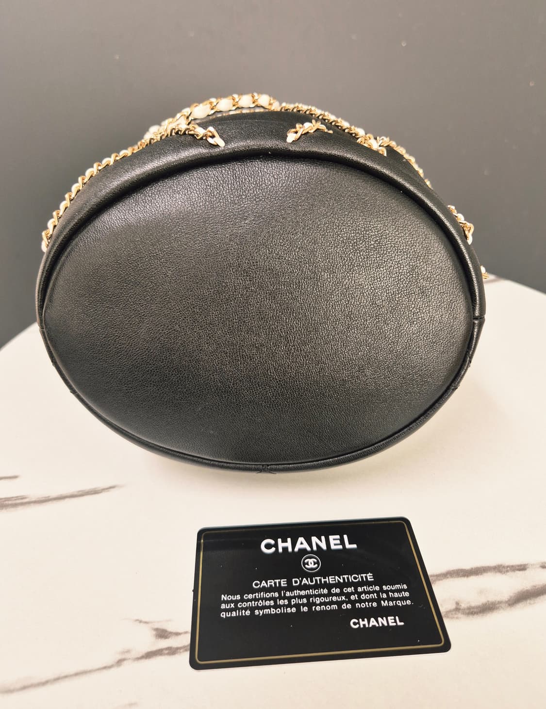 샤넬 드로스트링 체인 버킷백 상품이미지7