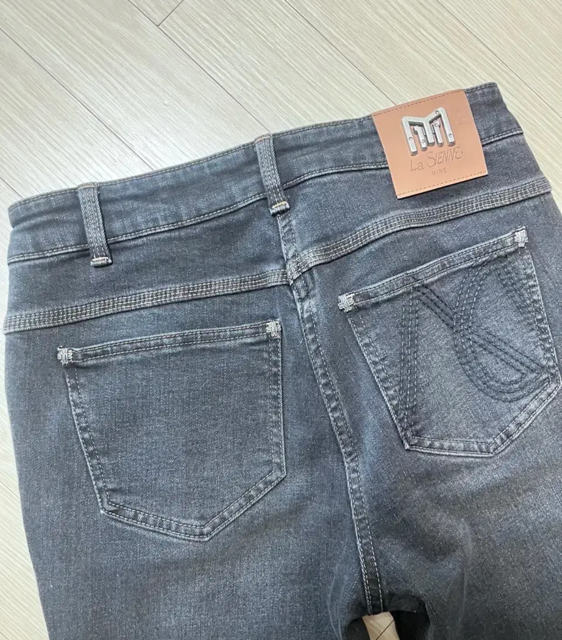 마른 55 텍달린 새상품 마인 기모 부츠컷 데님 청바지 슬랙스 타임 랑방 상품이미지8