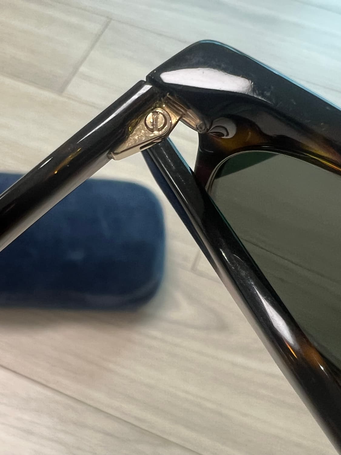 구찌 / 다크브라운 뿔테 선글라스 상품이미지8