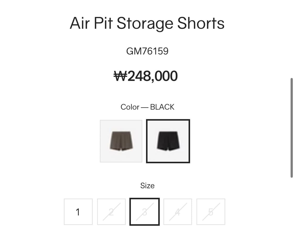 골드윈 러닝 쇼츠(3size) 상품이미지2