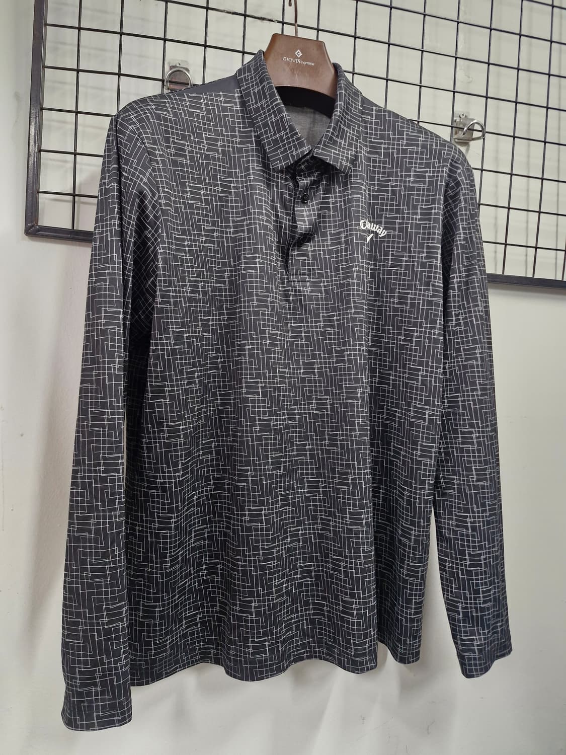 105XL 캘러웨이 패턴 긴팔 카라티. 상품이미지2