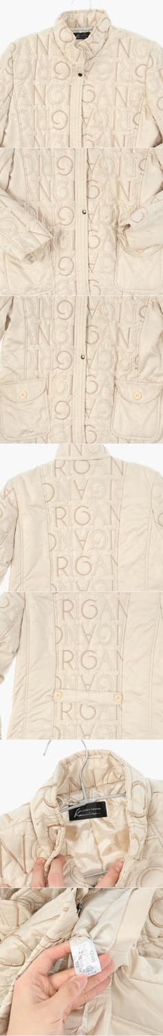 ladies fashion Japanese vintage 폴리 자수 패딩 상품이미지2