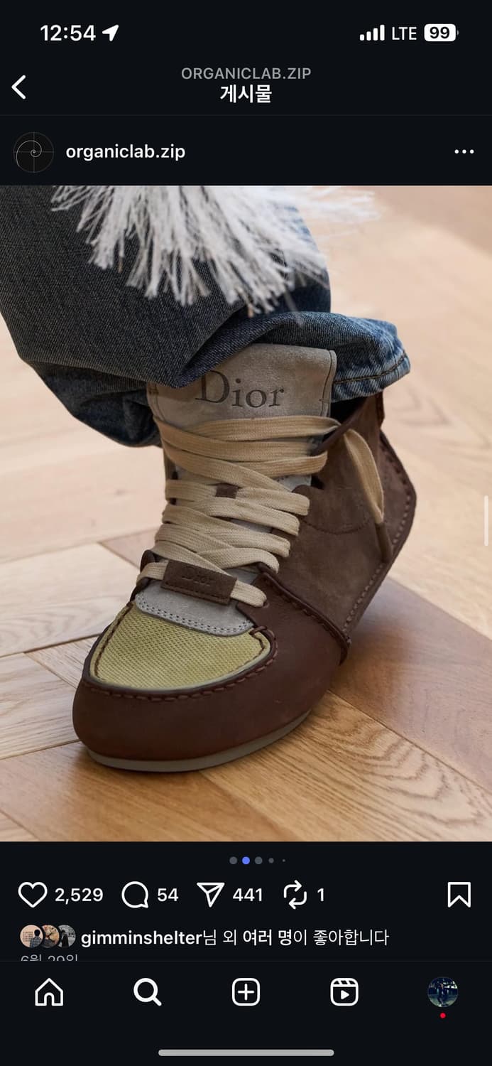 디올 조나단 앤더슨 로디  roadie 레이스업 부츠 43 브라운 상품이미지5