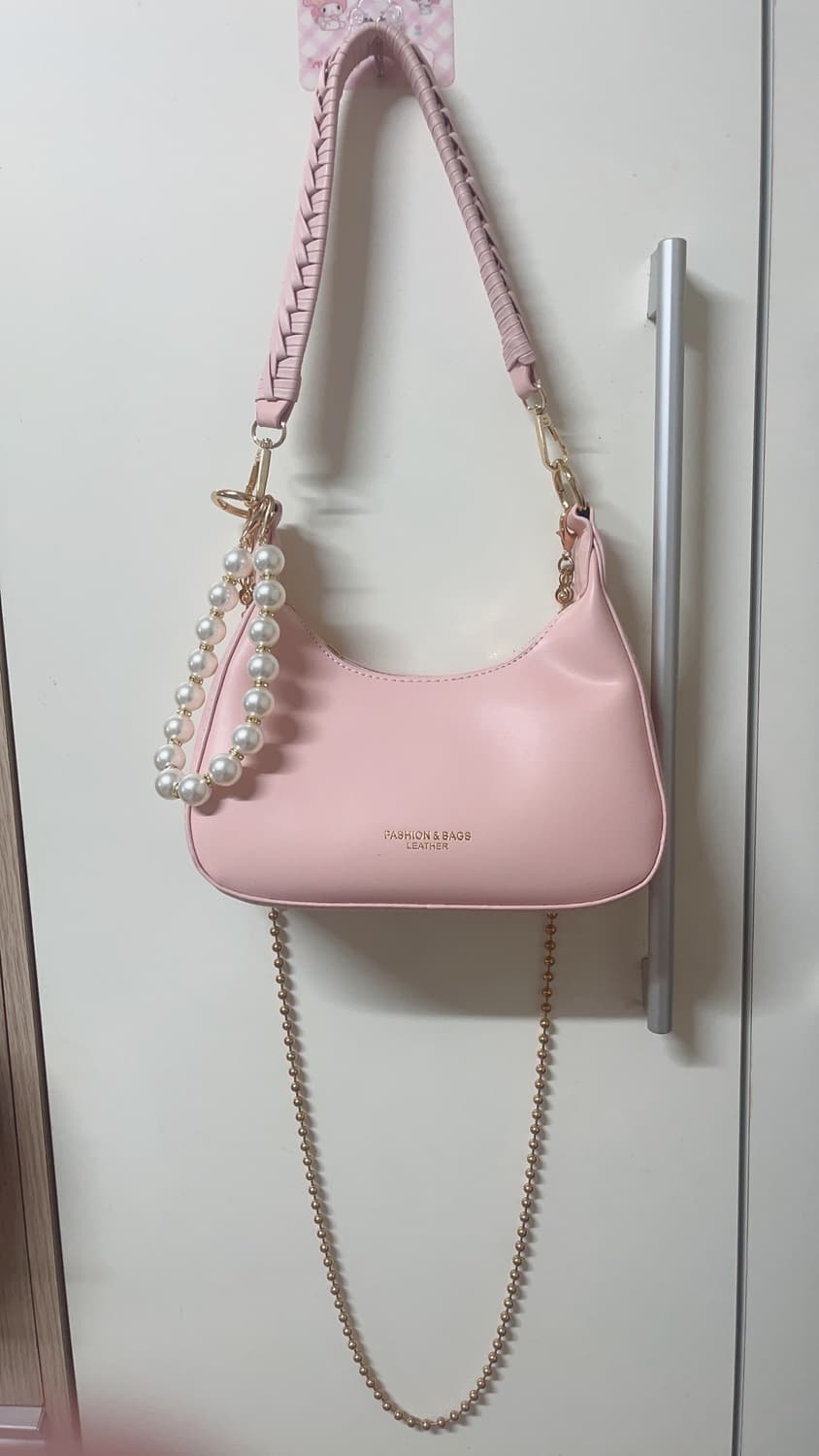 핑크 미니 숄더백 보호백 체인 크로스백 새상품 갸루 양지뢰 모리걸 상품이미지1