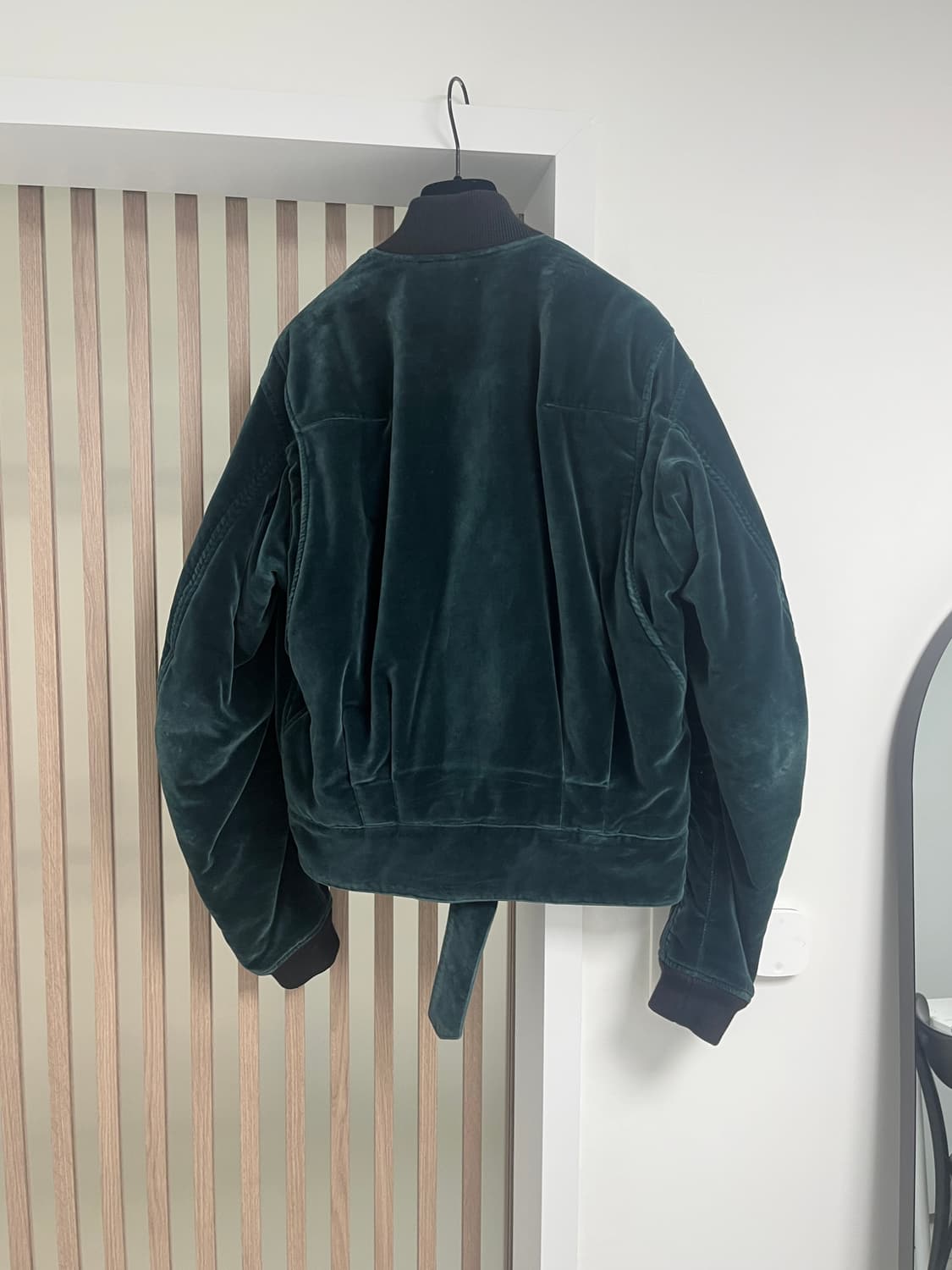 [S] 하이더아커만 15FW 그린벨벳 기모노 봄버 상품이미지2