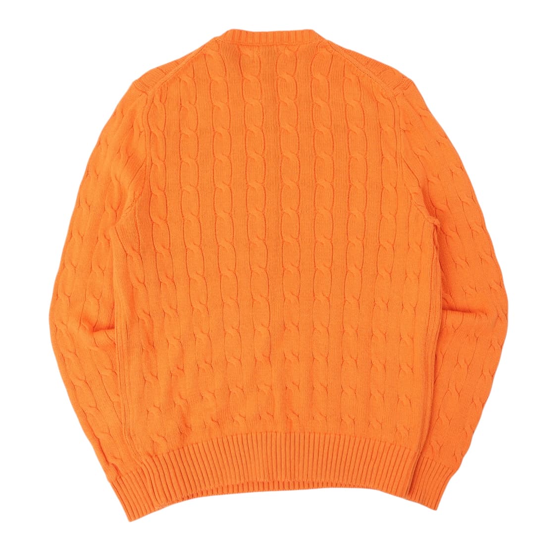 폴로 랄프로렌 QR 오렌지 케이블 니트 상품이미지4