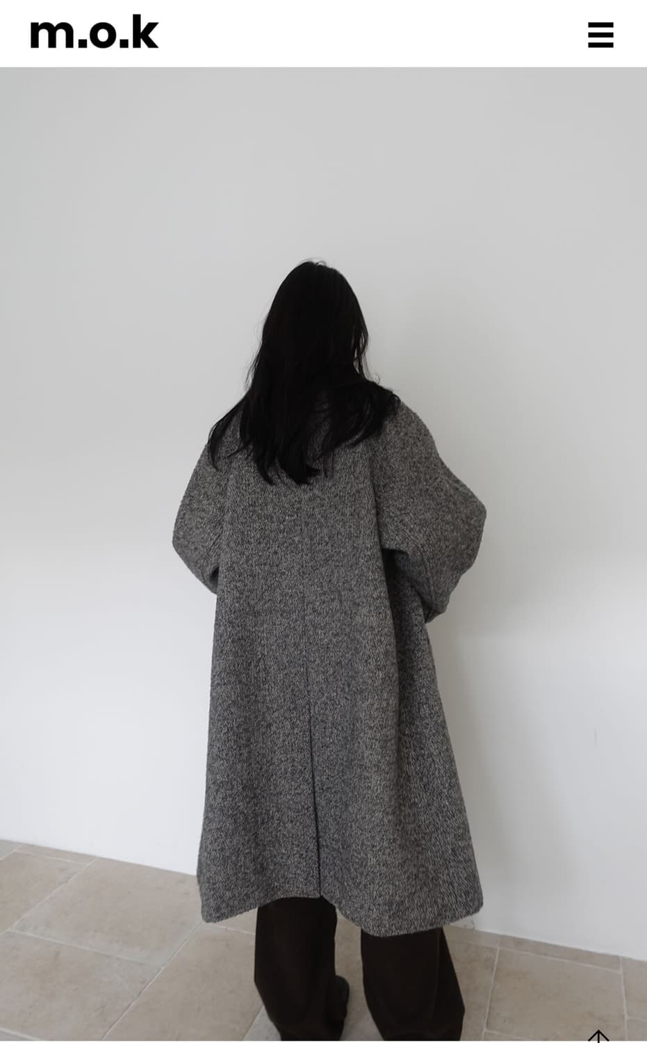 MOK모크 그레인 레글런 코트 상품이미지6