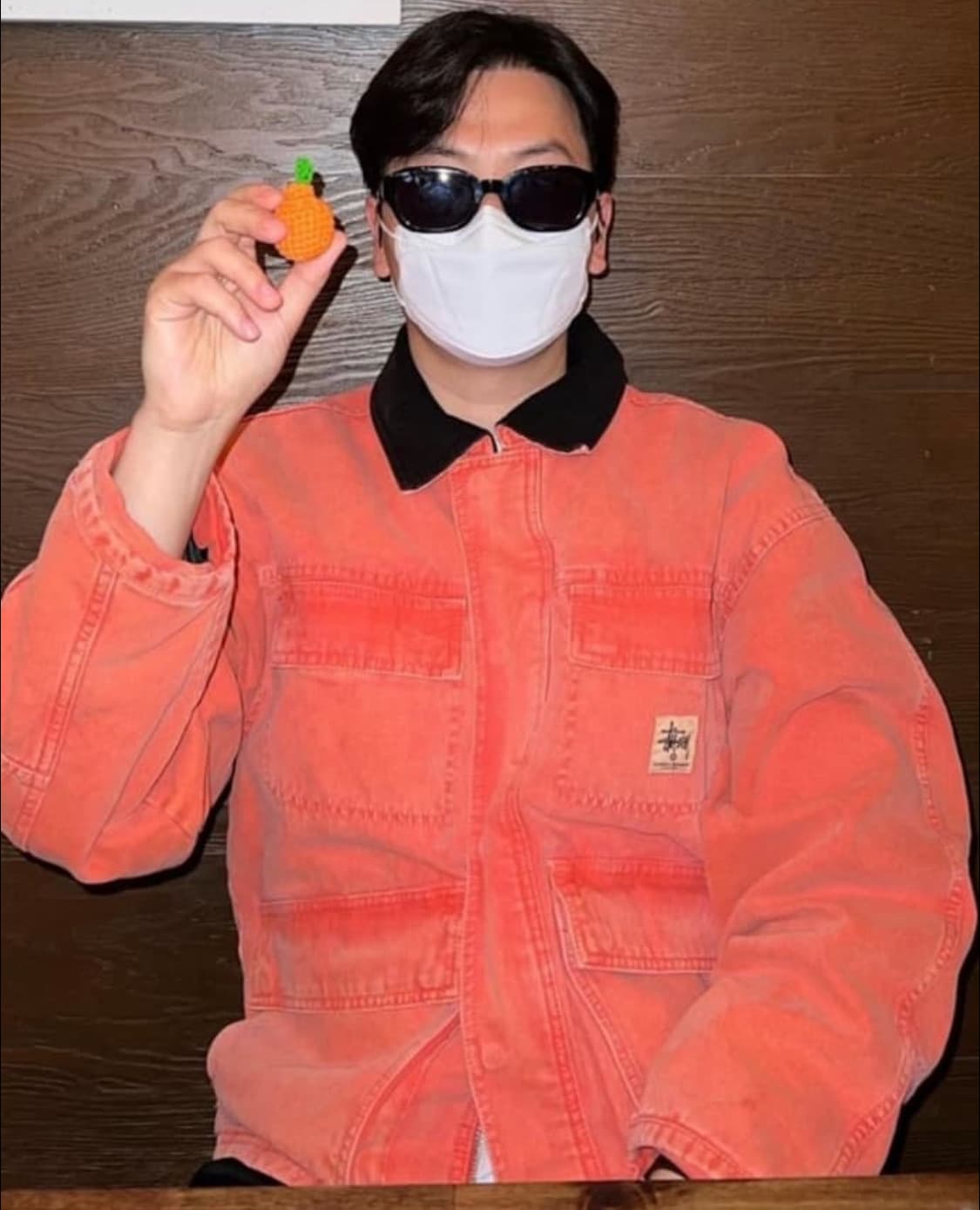 스투시 워시드 캔버스 자켓 핫핑크 상품이미지4