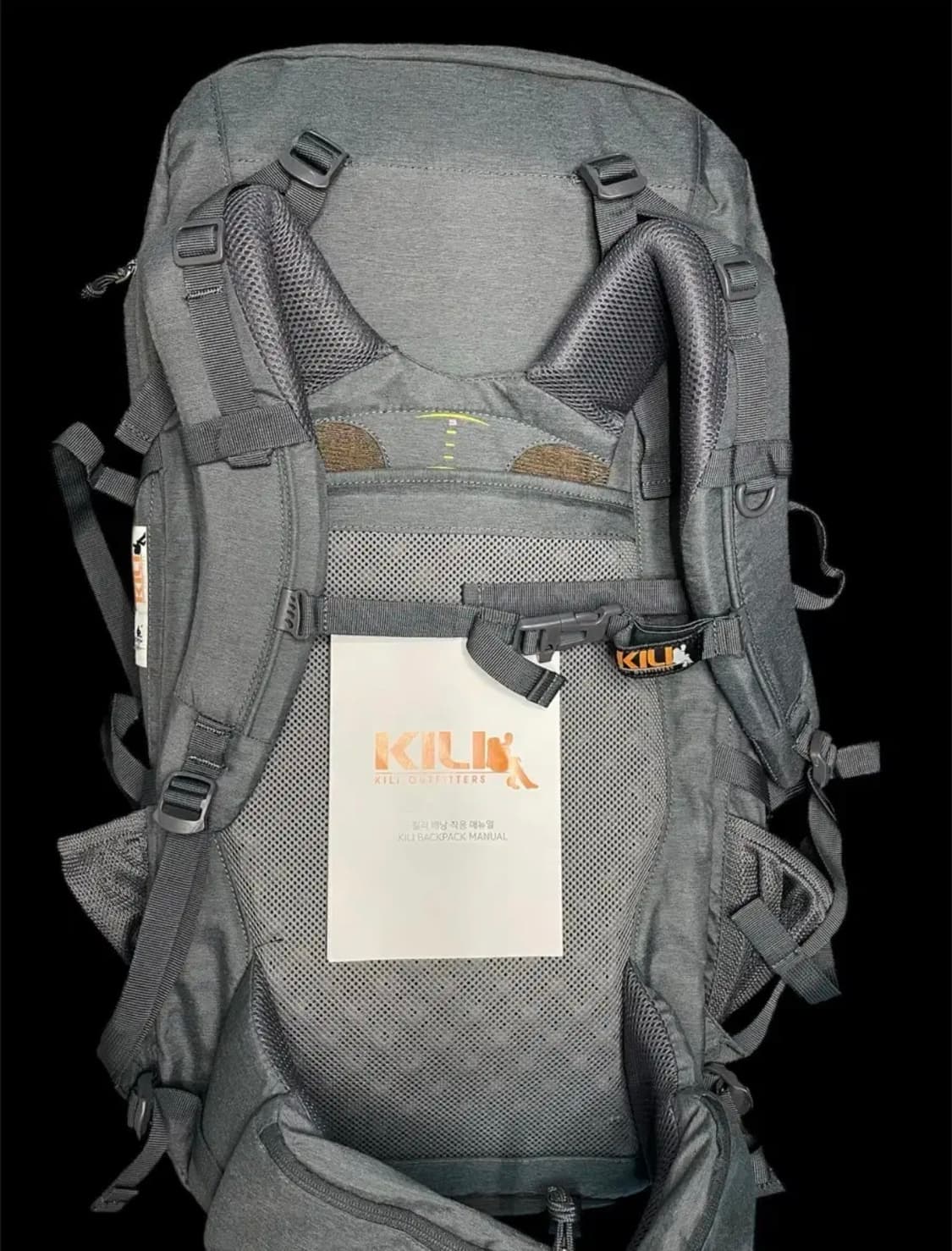 킬리 보헤미안 백팩 50L 그레이 컬러 상품이미지4