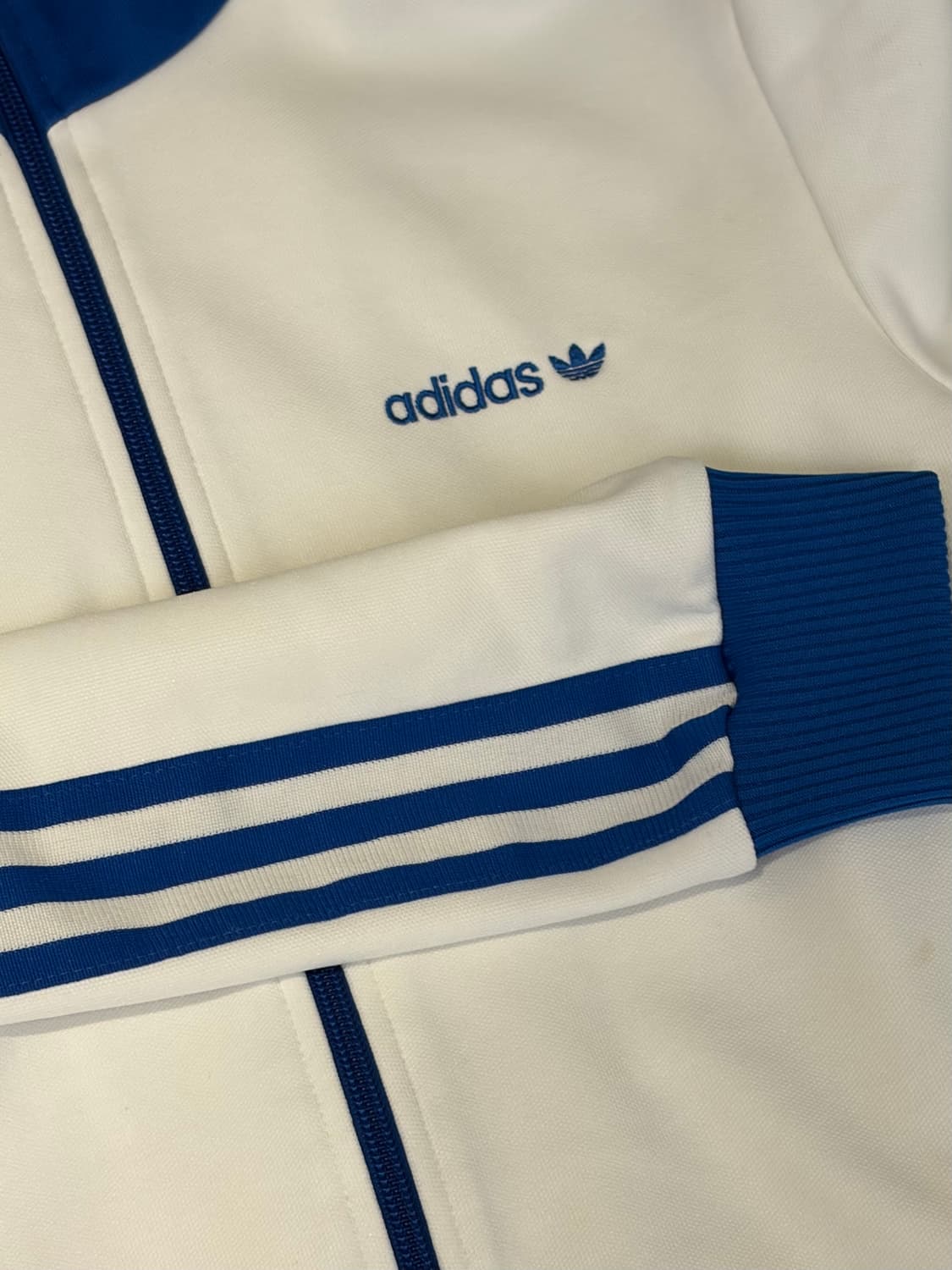 🤍아디다스 베켄바우어 화이트 블루 포카리 트랙탑 져지🤍 상품이미지3