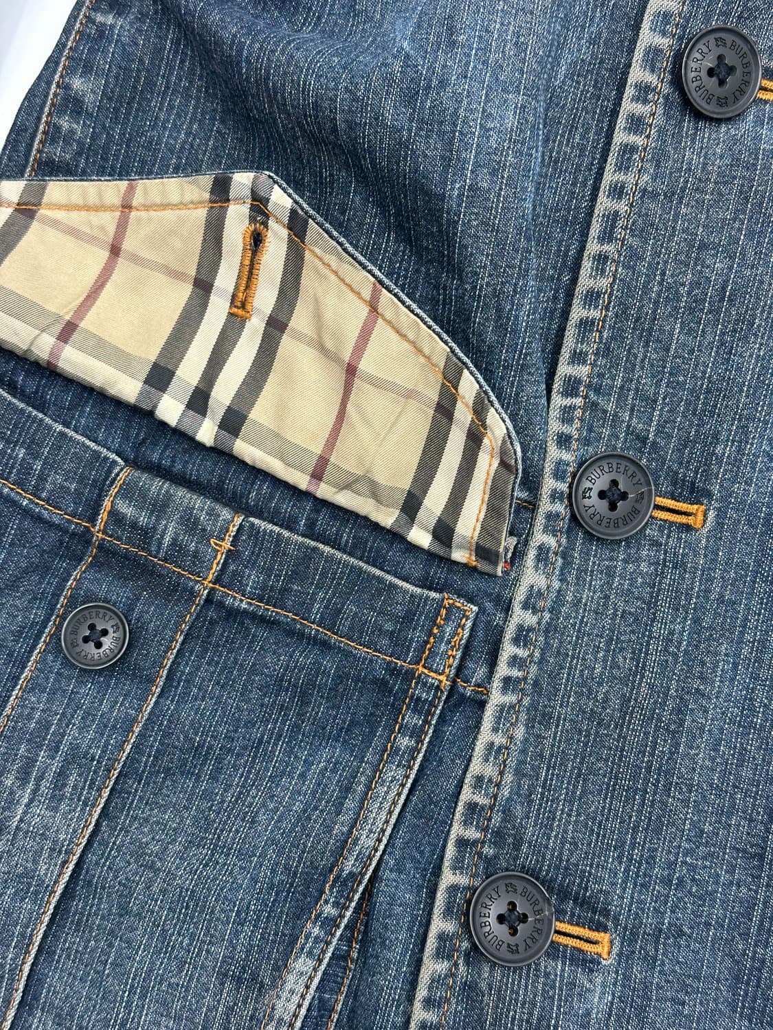 버버리 여성 데님 트렌치 코트 상품이미지6