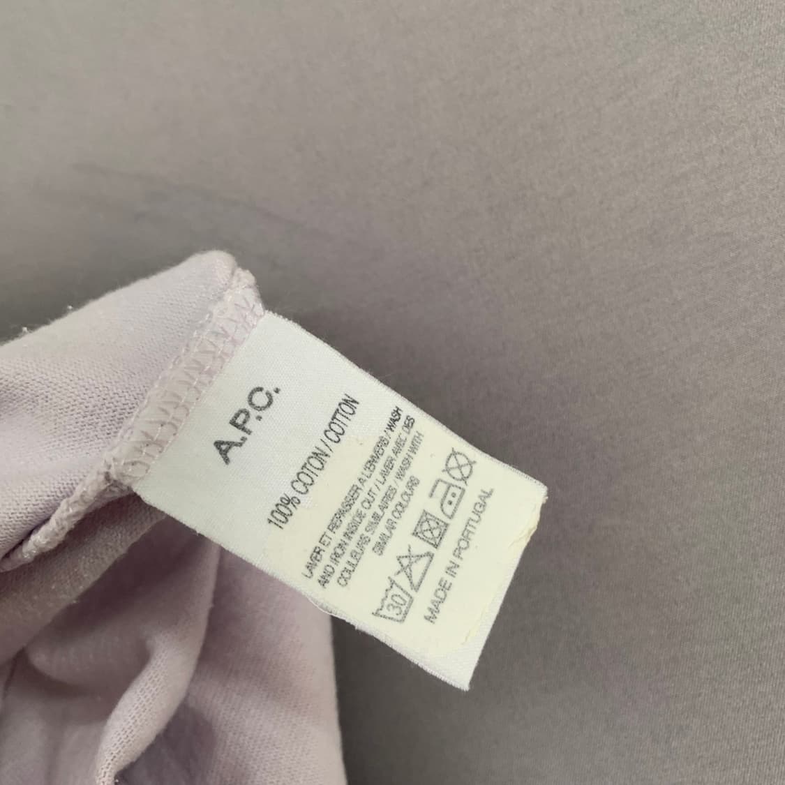 M A.P.C. 아페쎄 로고 자수 반팔티  상품이미지5