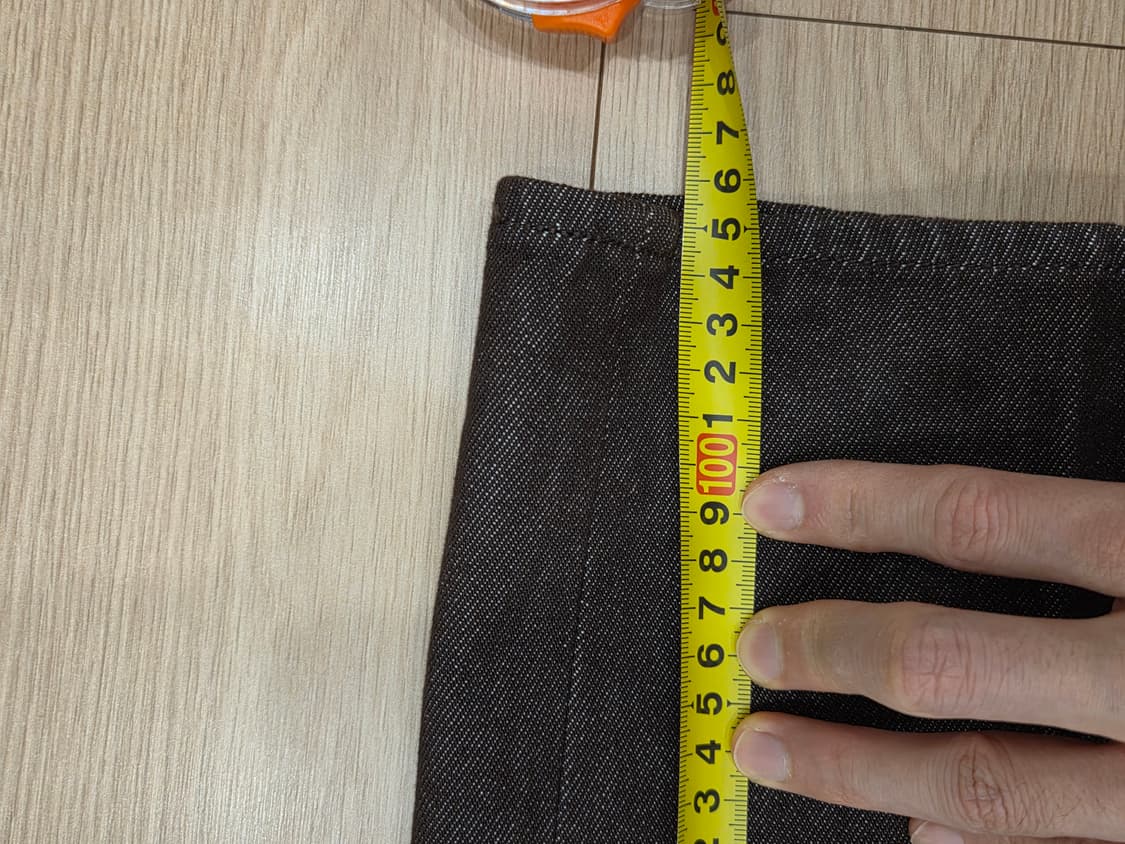 하드 트위스트 데님 5P 팬츠 브라운 상품이미지3