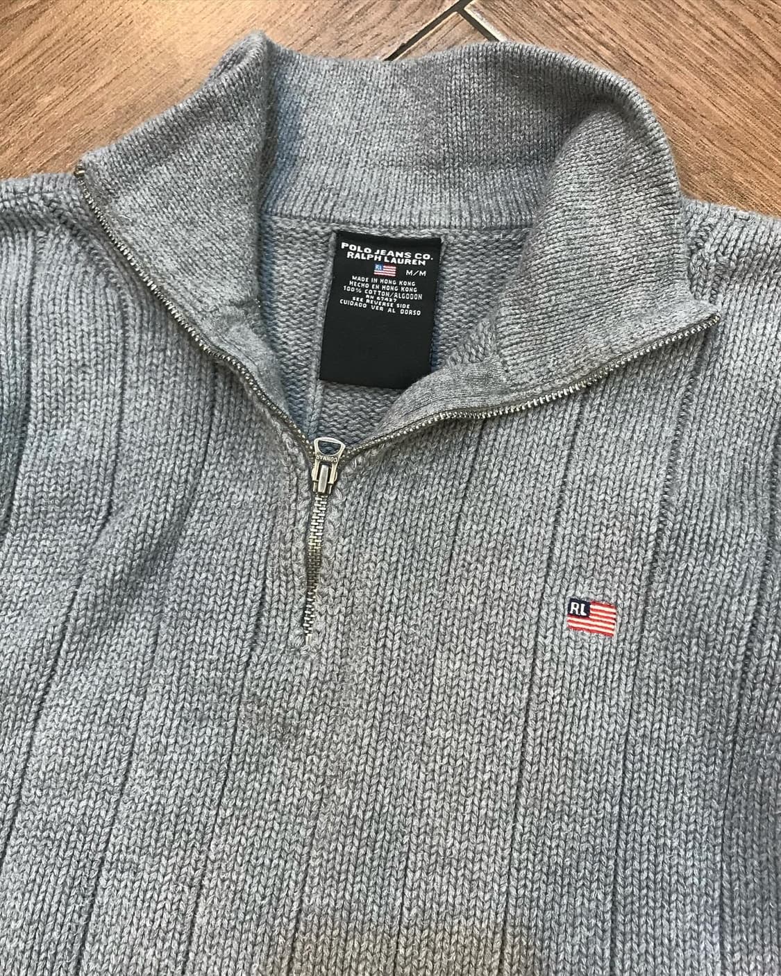 Polo Half Zip-Up Knit 상품이미지7