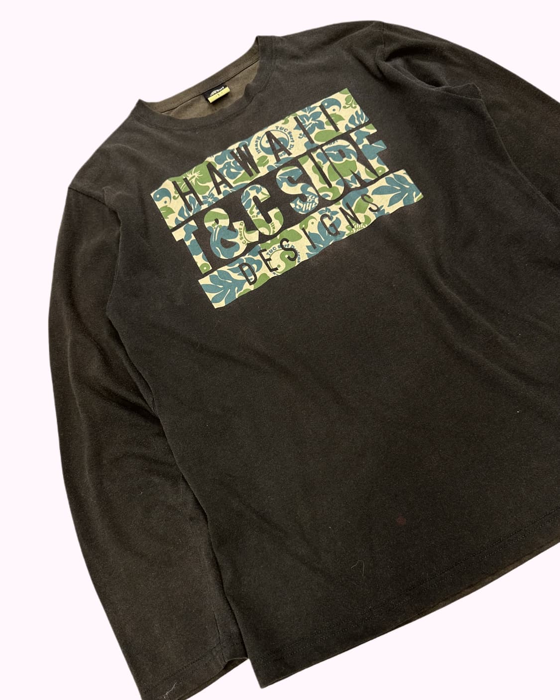 T&G SURF DESIGN khaki logo fade t 상품이미지4