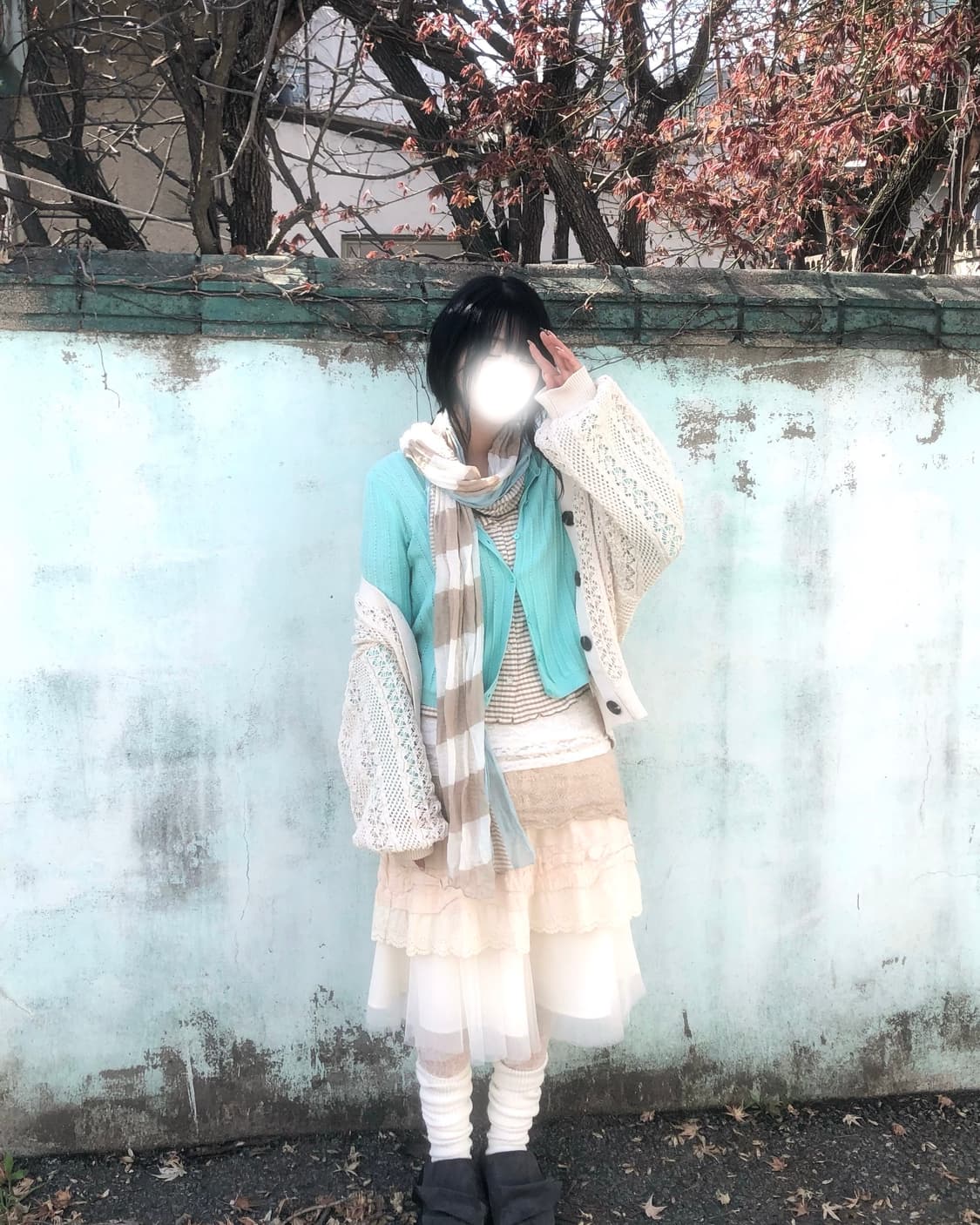 빈티지 민트 모리 코디세트 상품이미지1