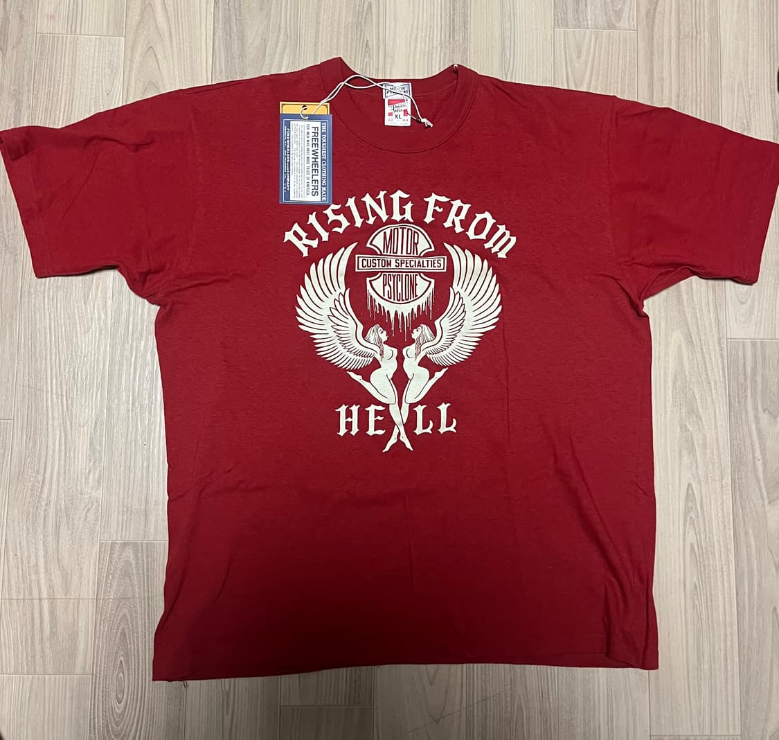 (FREEWHEELERS POWER WEAR)프리휠러스 반팔 티셔츠 상품이미지1