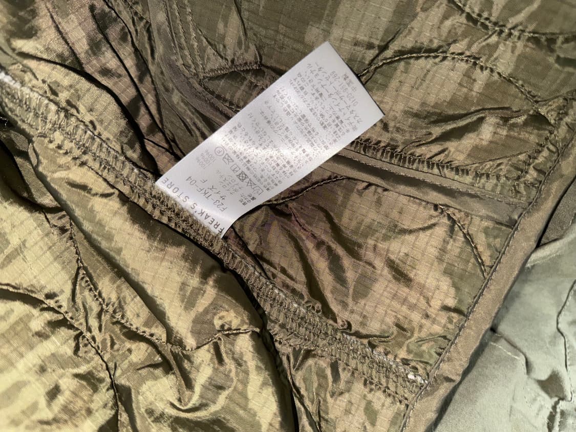 프릭스 스토어 숏 m65 외피,내피 완제품 올리브 그린 판매 상품이미지5